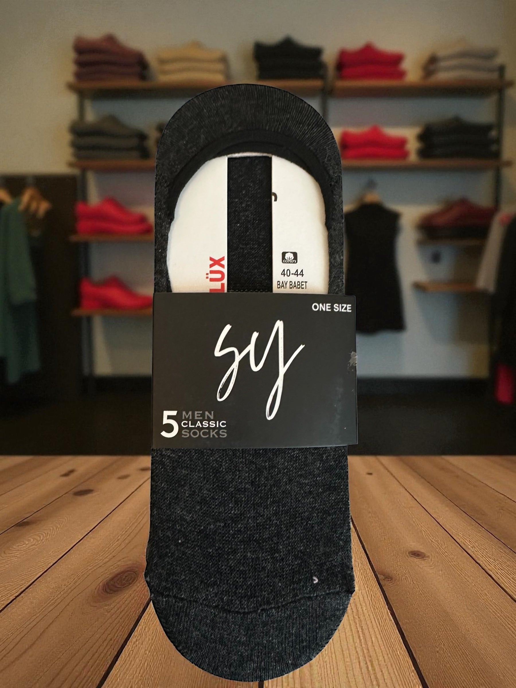 Chaussettes Basses Homme – Pack de 5 Paires (Noir et Blanc)