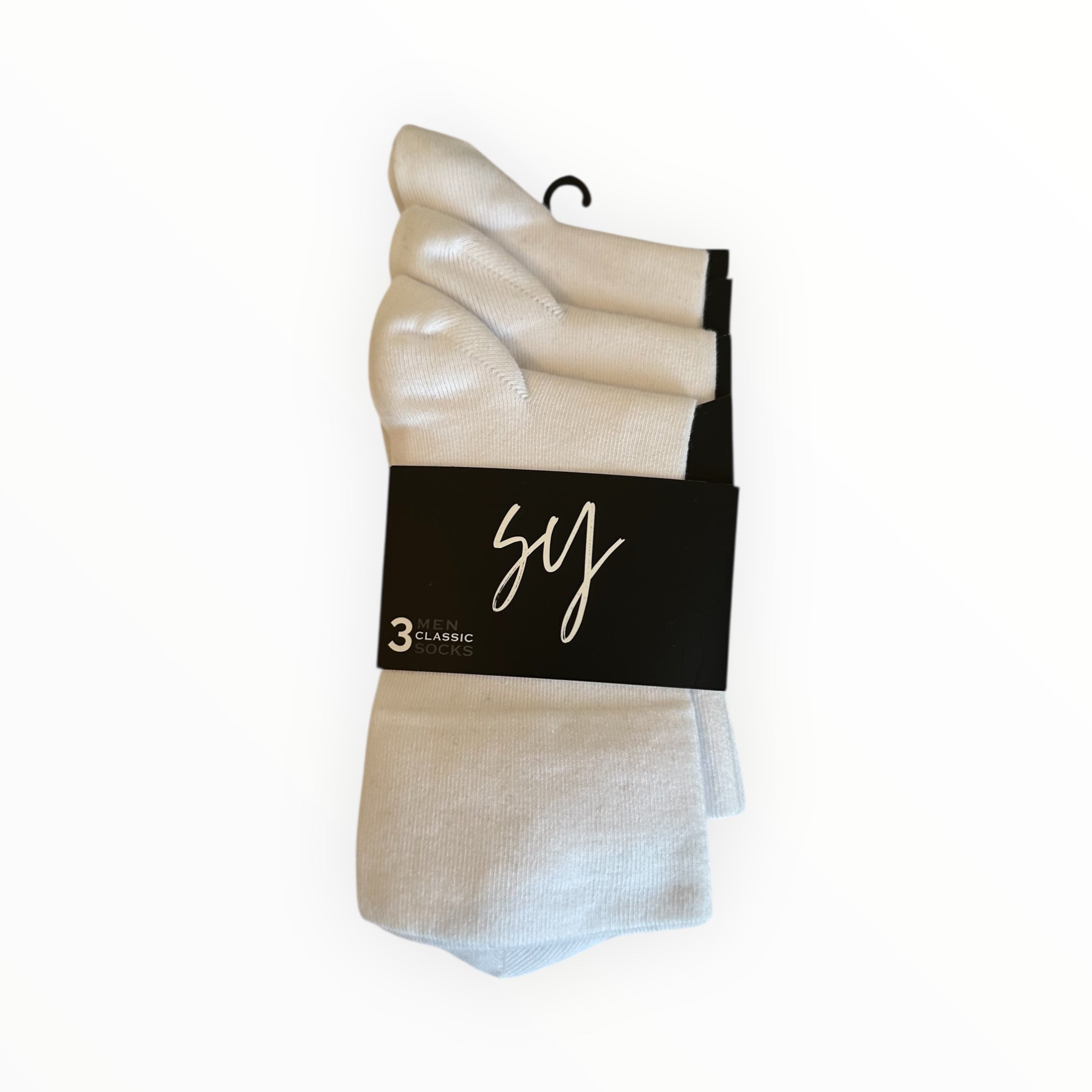 Chaussettes Blanches Homme – Pack de 3 Paires