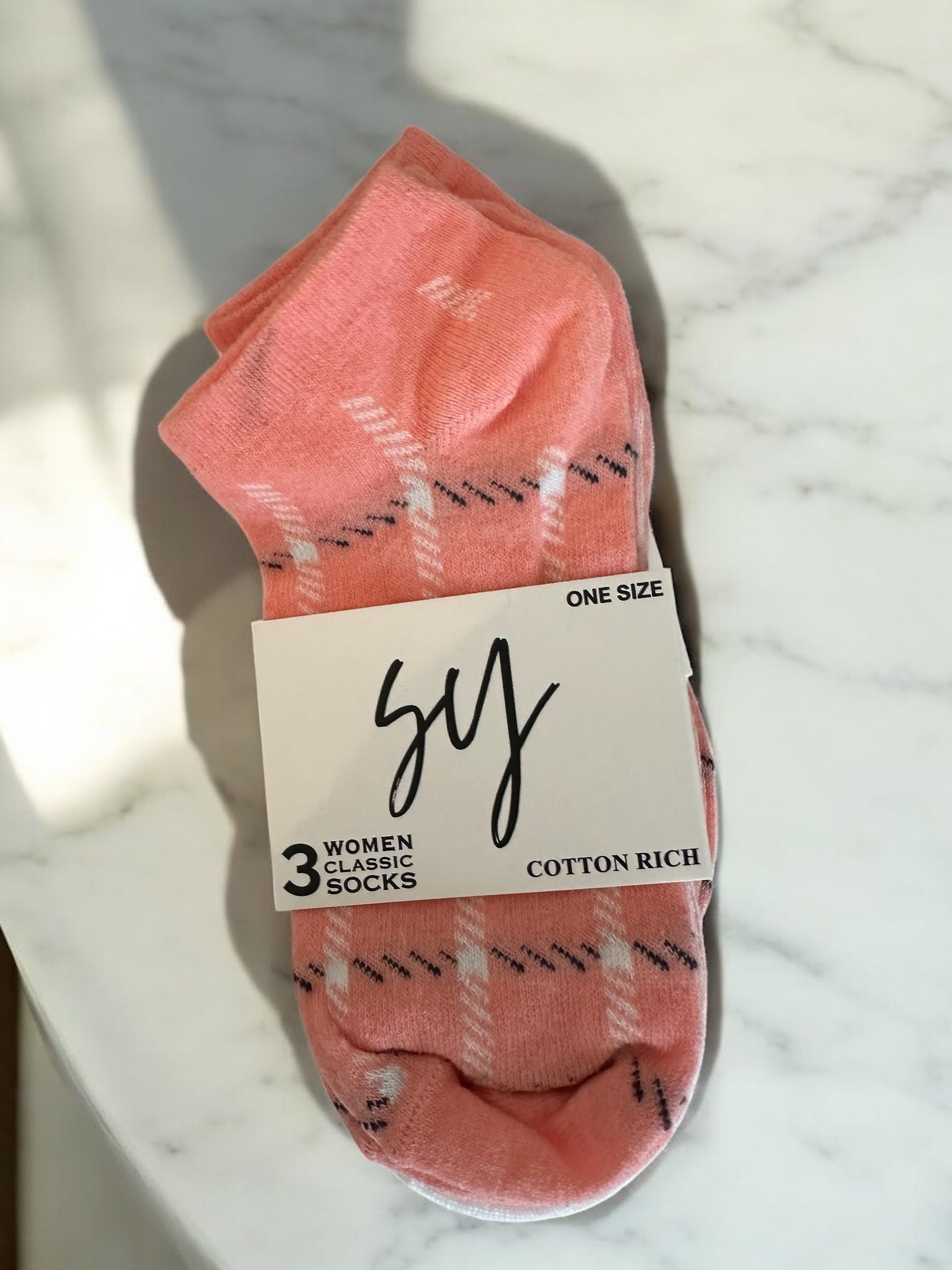 Chaussettes à Carreaux Femme - Pack de 3